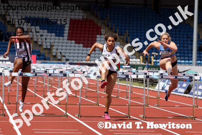 Womens 100 metres hurdles, World Championship Teamm Trials, Alexander Stadium, Birmingham
